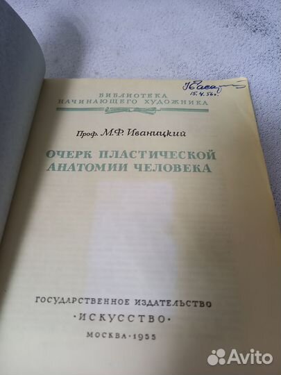 Иваницкий. Очерк пластической анатомии человека