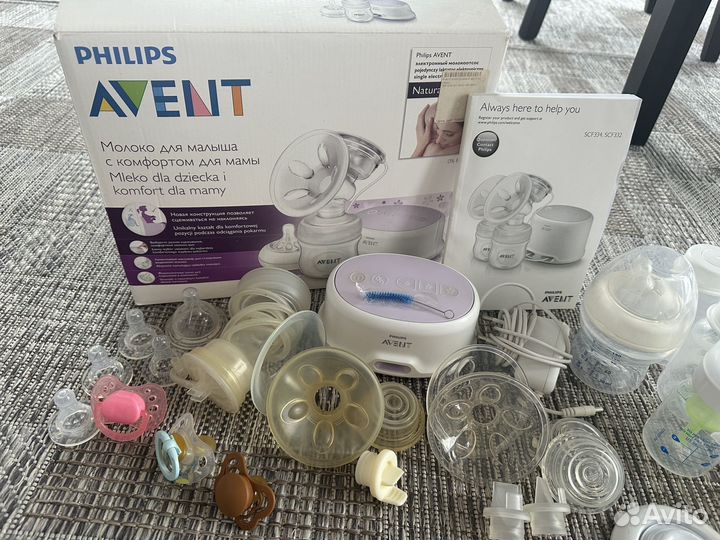 Молокоотсос электрический avent philips