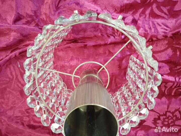 Хрустальная люстра СССР винтаж