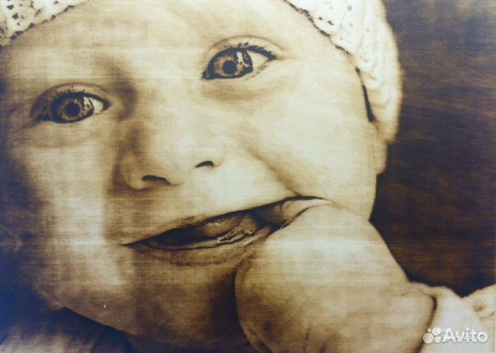 Выжигание портретов на дереве