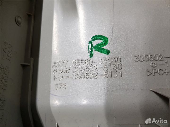 Дефлектор воздушный прав. Toyota Fj cruiser