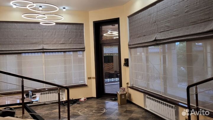 Римские шторы от производителя на электроприводе