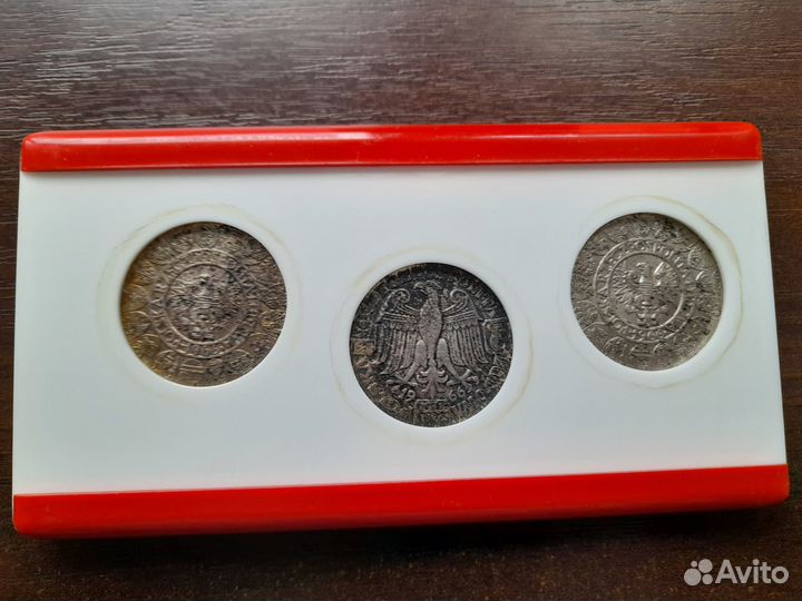 Очень редкая.серебряная монета польши.сохран unc