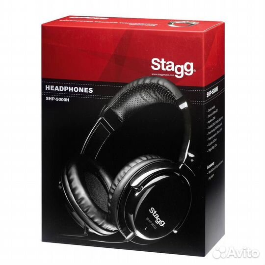 Студийные мониторные наушники Stagg SHP-5000H
