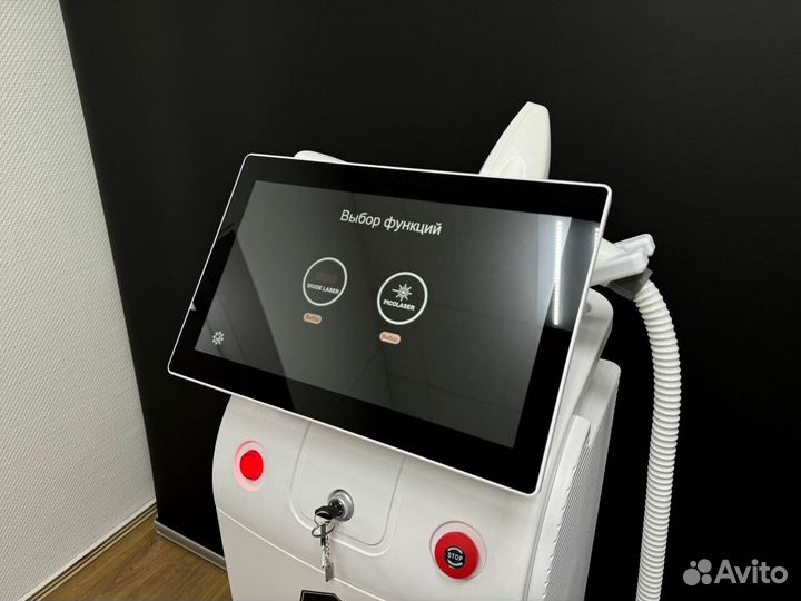 Диодный лазер для эпиляции Soprano 1600 ватт с 2 манипулами для удаления волос, тату и татуажа Обуче