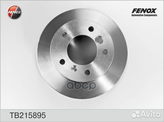 Диск тормозной зад прав/лев TB215895 fenox