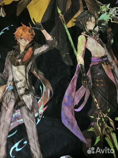 Постельное белье genshin impact для подростков