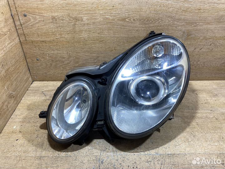 Фара передняя левая Mercedes W211 дорест 142178