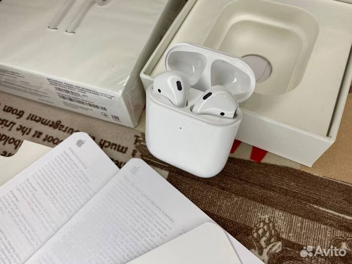 Airpods 2 Запечатанные + (Гарантия)