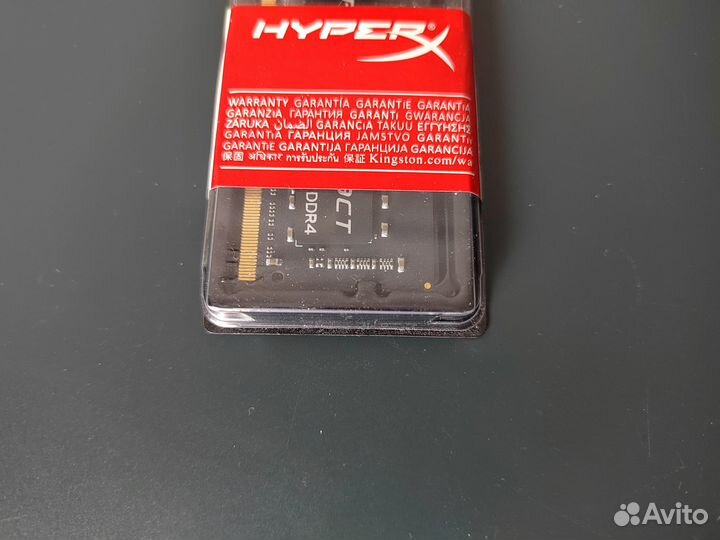 DDR4 8 GB 3200 mHz Kingston HyperX Fury sodimm