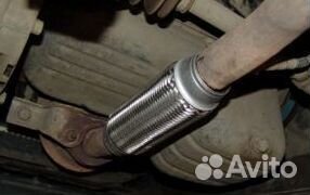 Ремонт гофры глушителя Альфа Ромео