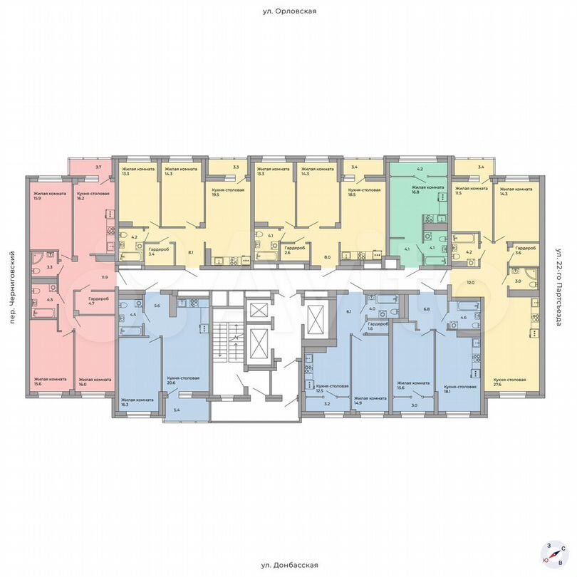 3-к. квартира, 90 м², 21/21 эт.