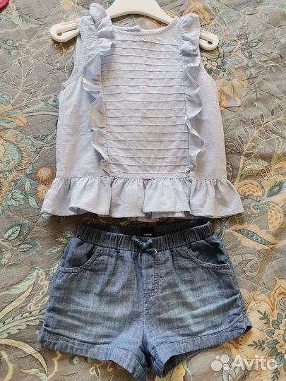 Блузка и шоры 3-4 года