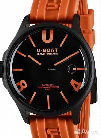 U-Boat Darkmoon 9538 Quartz Black Dial Men's Watch