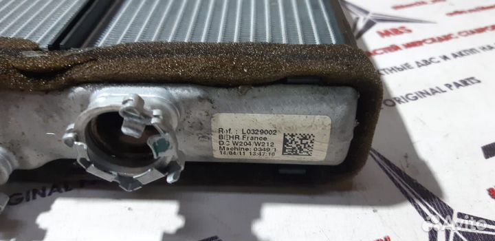 К Радиатор отопителя w204 w212 мерседес