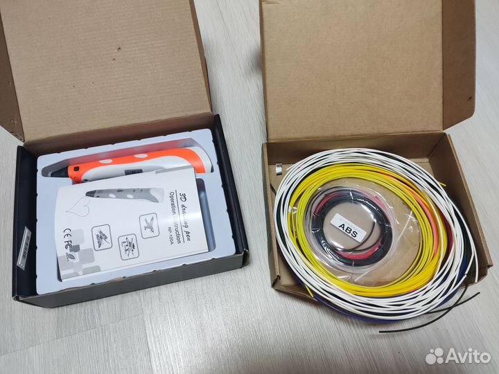 3-д ручка и пластик