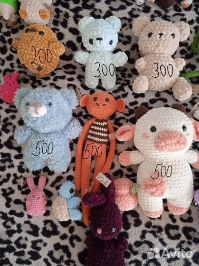 Вязаные игрушки ручной работы