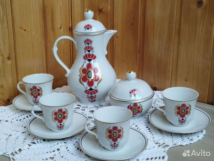 Кофейный сервиз ГДР