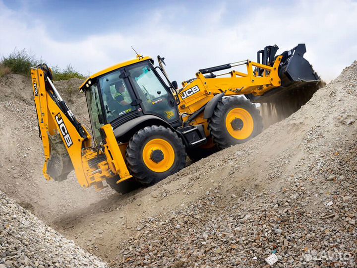 Услуги экскаватора погрузчика Услуги трактора JCB