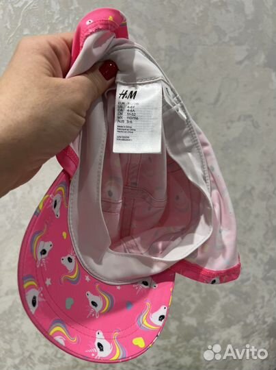 Шапка для девочки для купания р 110/116