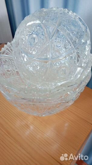 Конфетница хрусталь СССР