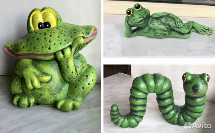 Садовые фигурки керамические