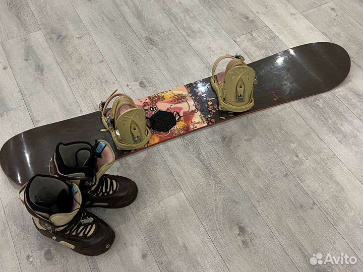 Сноуборд Rossignol 148 и ботинки 36,5