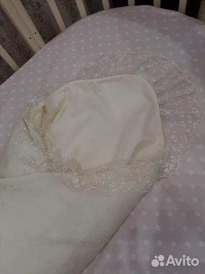 Конверт одеяло на выписку теплая зима, весна