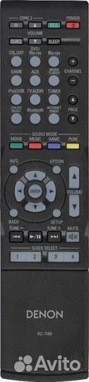 Пульт аналог Denon RC-1189
