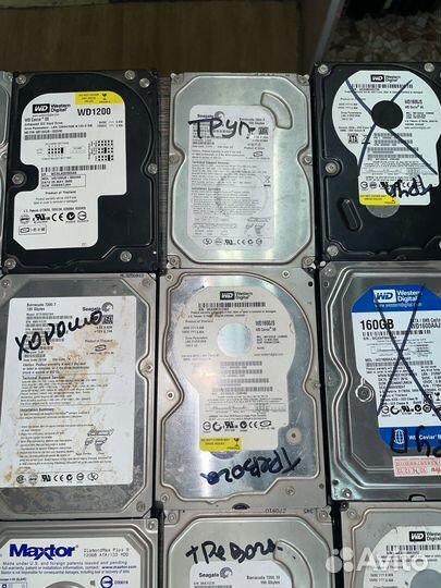 Жесткие диски доноры рабочие на лом