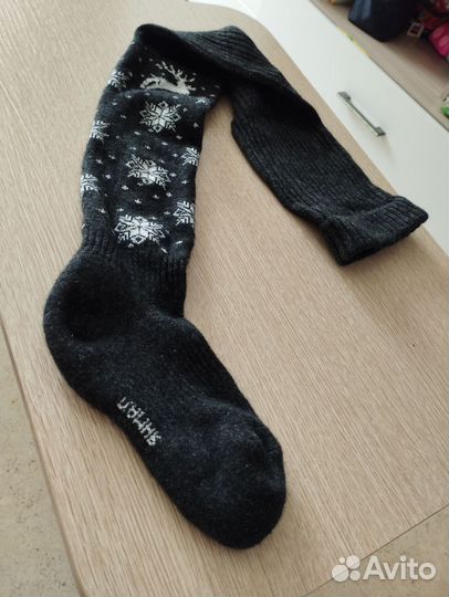 Женские шерстяные чулки