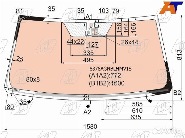 Стекло лобовое lexus LX570