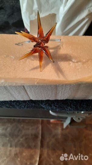 Плафоны для люстры стеклянные звездочка