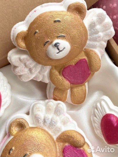 Бомбочки для ванны ручной работы «Мишка»