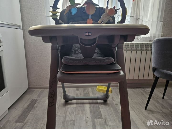 Стульчик для кормления chicco polly magic relax