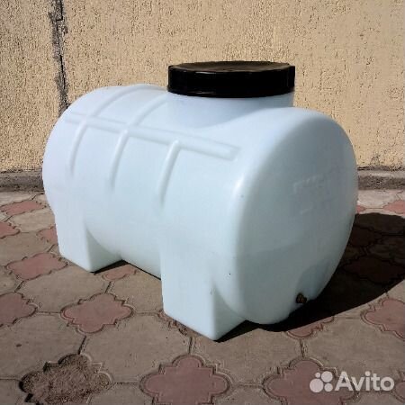 Горизонтальная ёмкость огб 300 литров (ecoplast)