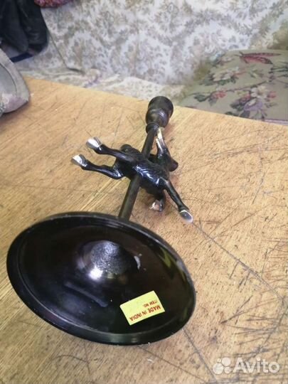 Подсвечник латунный. 