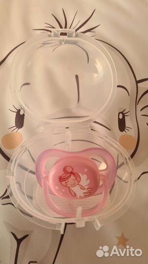 Соска пустышка avent 0-6 мес