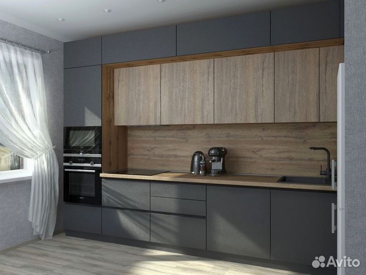 Кухонный гарнитур прямой на заказ