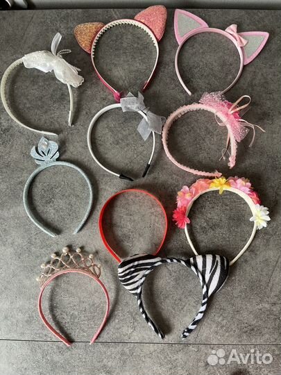 Ободок и резинки для девочки