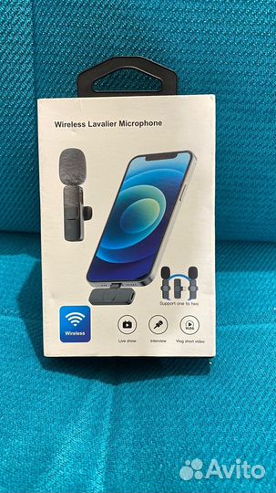 Микрофон петличный беспроводной Android