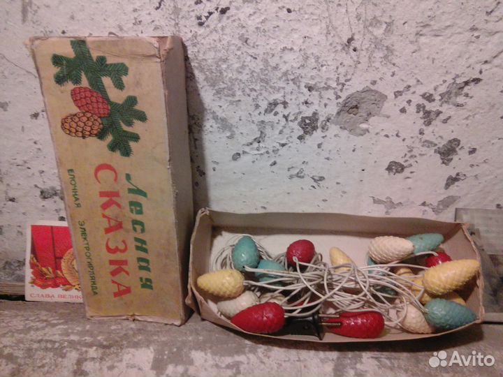 Новогодняя электро гирлянда лесная сказка