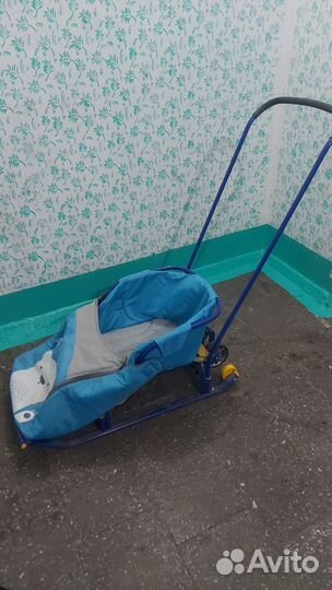 Коляска санки