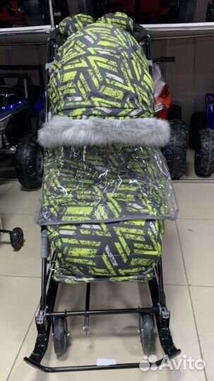 Санки - коляска новые Nika