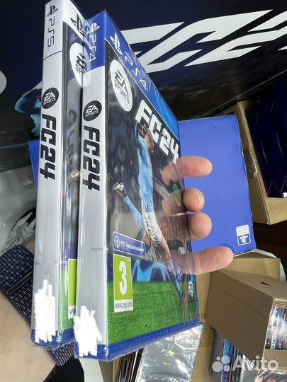 FC24 24 pc5 ps4 диск русский язык