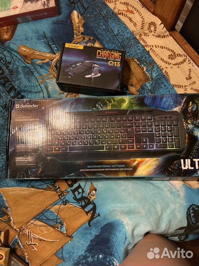 Игровая мышка и клавиатура для компьютера