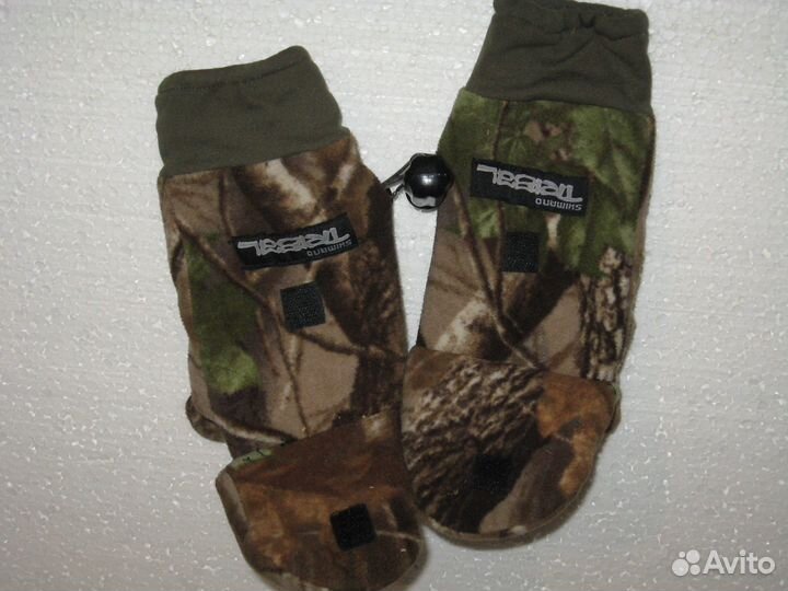 Рукавицы без пальцев из флиса