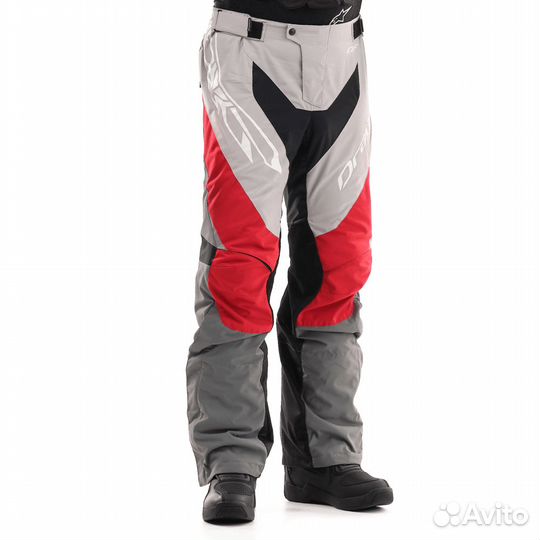 Штаны Эндуро Freeride DF Grey-Red 2023