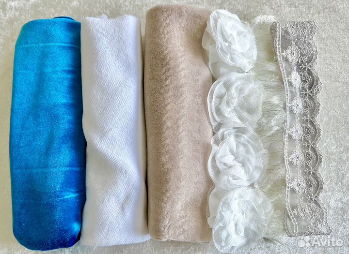 Лоскуты набор тканей для рукоделия бархат кружево