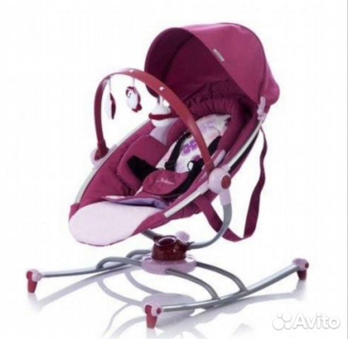 Качели шезлонг для новорожденных